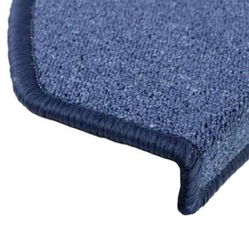 20 pcs Blue Stair Mats | Non-Slip & Washable | Hipomarket UK