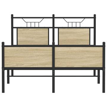 Sonoma Oak Bed Frame 120x200 cm - Stylish & Durable