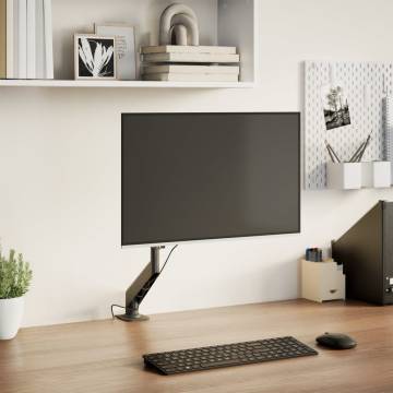 Single Monitor Arm for 27 Inch Screen - Space Saving & Adjustable