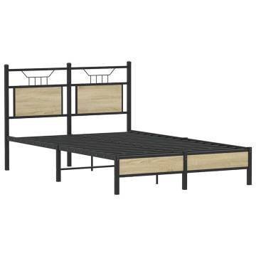 Sonoma Oak Bed Frame 120x200 cm - Durable & Stylish