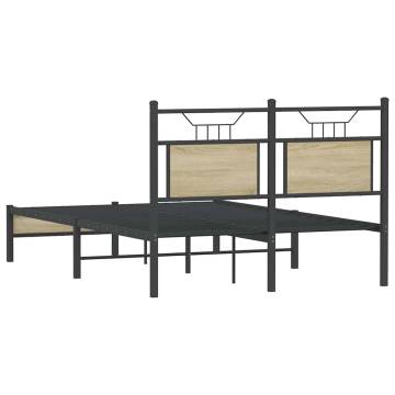 Sonoma Oak Bed Frame 120x200 cm - Durable & Stylish