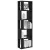 Book Cabinet Room Divider - Black Oak, 45x24x159 cm