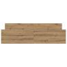 Artisan Oak Bed Frame 180x200cm - Durable Engineered Wood