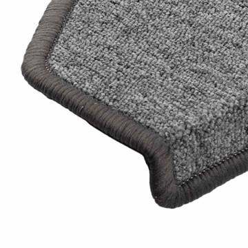 Stair Mats 20 pcs Dark Grey 65x24 cm - Slip Resistant & Stylish