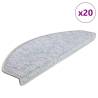  Stair Mats 20 pcs Light Grey 65x24x4 cm Colour light grey Size 65 x 24 x 4 cm Quantity in Package 20 