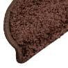 Stair Mats 20 pcs Brown 56x17x3 cm - Slip Resistant & Washable