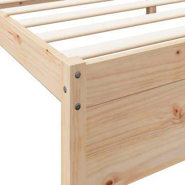 Bookcase Bed 100x200 cm | Solid Wood Pine Frame