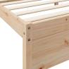 Solid Wood Pine Bookcase Bed 120x200 cm - No Mattress Included