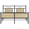 Sonoma Oak King Size Bed Frame - 150x200 cm | HiPo Market