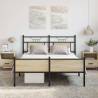 Sonoma Oak Bed Frame 140x190 cm - Stylish Storage Solution