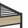 Sonoma Oak Bed Frame 140x200 cm - Modern & Durable Design