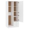 Stylish White Wardrobe 80x52x180 cm - Engineered Wood