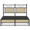 Sonoma Oak Bed Frame 120x200 cm - Durable & Stylish Design