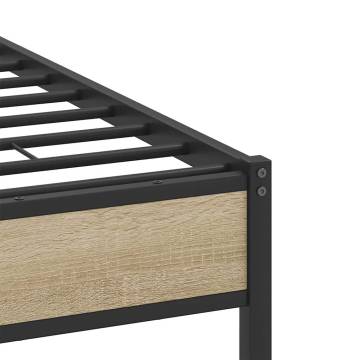 Sonoma Oak Bed Frame 120x200 cm - Durable & Stylish Design