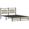 Sonoma Oak Bed Frame 140x190 cm | Durable & Stylish Sleep