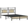 Sonoma Oak Bed Frame 137x190 cm - Durable & Stylish Design