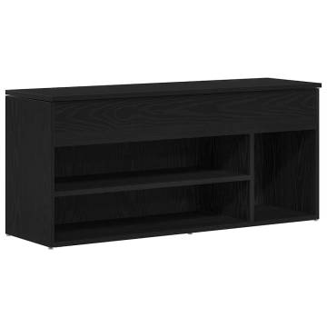 Shoe Bench Black Oak - Stylish & Practical | Hipo Market