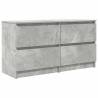 Concrete Grey TV Cabinet 100x35x54 cm - Stylish Storage Solution