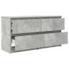 Concrete Grey TV Cabinet 100x35x54 cm - Stylish Storage Solution