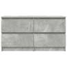 Concrete Grey TV Cabinet 100x35x54 cm - Stylish Storage Solution