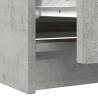 Concrete Grey TV Cabinet 100x35x54 cm - Stylish Storage Solution