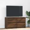  TV Cabinet Brown Oak 100x35x54 cm Engineered Wood Colour brown oak Quantity in Package 1 Width 100 cm (4 drawers) 