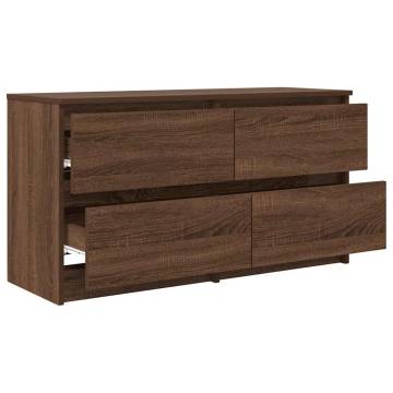 Brown Oak TV Cabinet - Stylish Storage Solution | Hipomarket