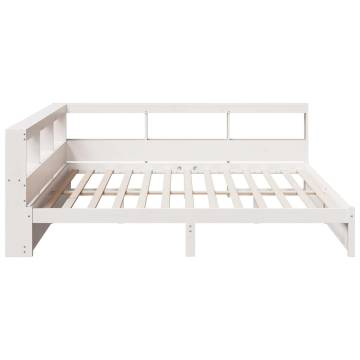 Bookcase Bed 160x200 cm - Solid Pinewood Frame | HipoMarket