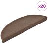  Stair Mats 20 pcs Coffee Brown 56x17x3 cm Colour coffee brown Size 56 x 17 x 3 cm Quantity in Package 20 