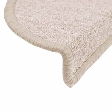 20 pcs Taupe Stair Mats - Non-Slip & Washable | Hipo Market