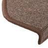 Stair Mats 20 pcs Coffee Brown - Safe & Stylish | Hipo Market