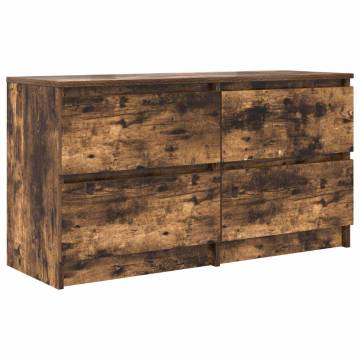 TV Cabinet Smoked Oak 100x35x54 cm - Perfect Storage Solution