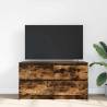 TV Cabinet Smoked Oak 100x35x54 cm - Perfect Storage Solution