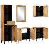 5 Piece Bathroom Furniture Set - Solid Wood Mango | HipoMarket