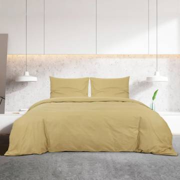 Light-weight Taupe Duvet Cover Set 140x200 cm - Hipomarket