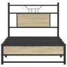 Sonoma Oak Bed Frame 75x190 cm - Stylish & Durable