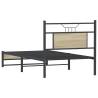 Sonoma Oak Bed Frame 75x190 cm - Stylish & Durable