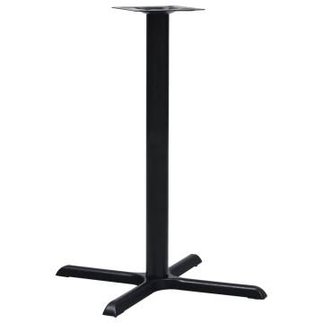 Bistro Table Leg Black - Sturdy Cast Iron | Hipomarket