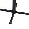 Bistro Table Leg Black - Sturdy Cast Iron | Hipomarket