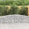 Arched Gabion Baskets 4 pcs 400x50x60/80 cm Galvanised Iron Size 400 x 50 x 60/80 cm Quantity in Package 4 