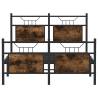 Smoked Oak Bed Frame 120x190 cm - Small Double - Hipo Market