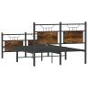 Smoked Oak Bed Frame 120x190 cm - Small Double - Hipo Market