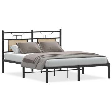 Sonoma Oak Bed Frame without Mattress - 137x190 cm