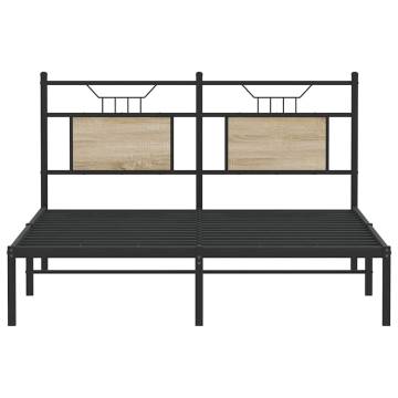 Sonoma Oak Bed Frame 140x200 cm - Stylish & Durable