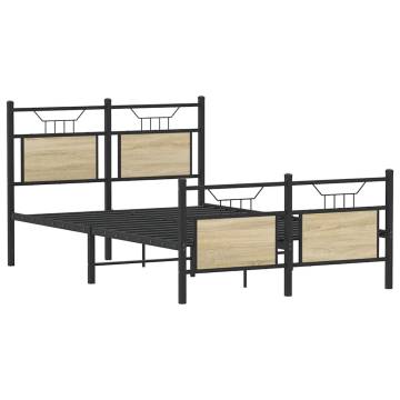 Sonoma Oak Bed Frame 120x200 cm | Stylish & Durable Design