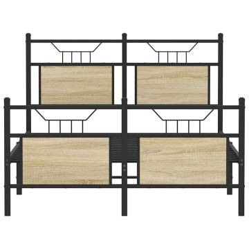 Sonoma Oak Bed Frame 120x200 cm | Stylish & Durable Design