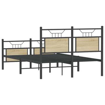 Sonoma Oak Bed Frame 120x200 cm | Stylish & Durable Design