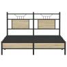 Sonoma Oak Bed Frame 140x190 cm - Stylish & Durable