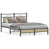 Sonoma Oak King Size Bed Frame 150x200 cm | HipoMarket UK