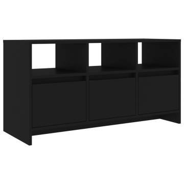 Stylish Black TV Cabinet - 102x37.5x52.5 cm | HipoMarket